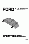 New Holland 44, 48 Operator`s Manual