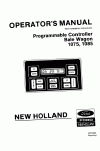 New Holland 1075, 1085 Operator`s Manual