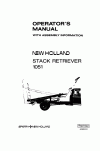 New Holland 1051 Operator`s Manual