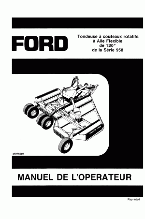 New Holland N/A Operator`s Manual