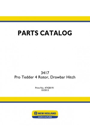 New Holland ProTed 3417 Parts Catalog
