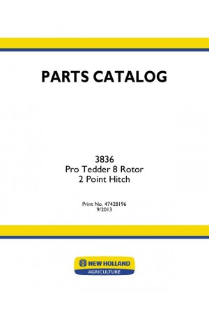New Holland ProTed 3836 Parts Catalog
