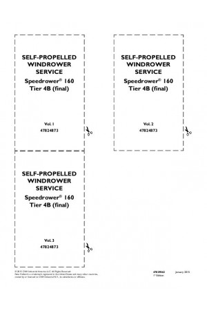 New Holland Speedrower 160 Service Manual