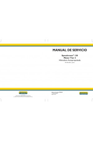Case IH Speedrower 130 Service Manual