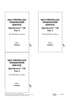 New Holland Speedrower 130 Service Manual