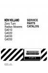 New Holland G4010, G4020, G4030, G4050 Parts Catalog