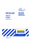 New Holland H9870, H9880 Service Manual