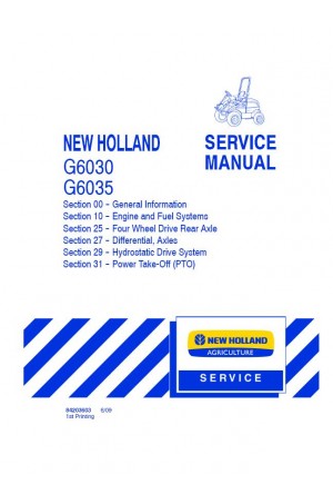 New Holland G6030, G6035 Service Manual