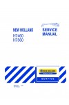 New Holland H7460, H7560 Service Manual