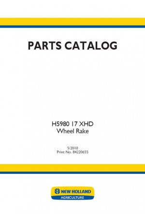 New Holland H5980 Parts Catalog