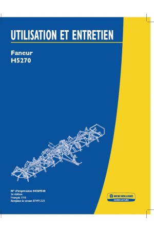 New Holland H5270 Operator`s Manual