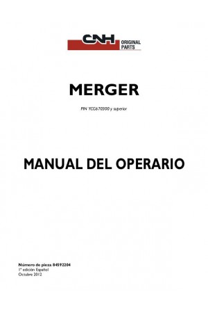 New Holland Merger Operator`s Manual