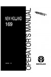 New Holland 169 Operator`s Manual