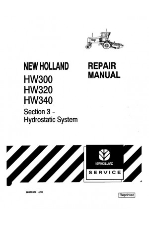 New Holland HW300, HW320, HW340 Service Manual