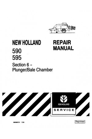 New Holland 590, 595 Service Manual