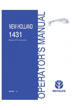 New Holland 1431 Operator`s Manual