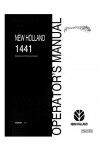 New Holland 1441 Operator`s Manual