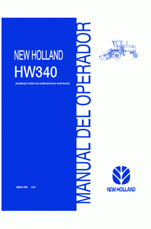 New Holland HW340 Operator`s Manual