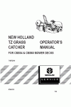 New Holland TZ25DA Operator`s Manual