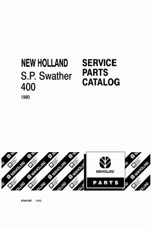 New Holland 400 Parts Catalog