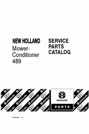 New Holland 489 Parts Catalog