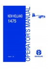 New Holland 1475 Operator`s Manual