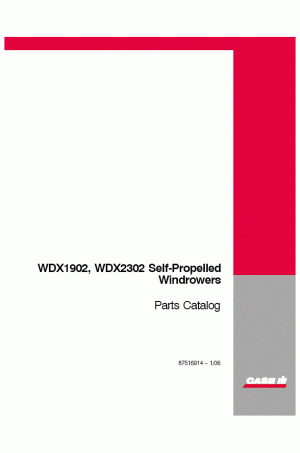 Case IH WDX1902, WDX2302 Parts Catalog
