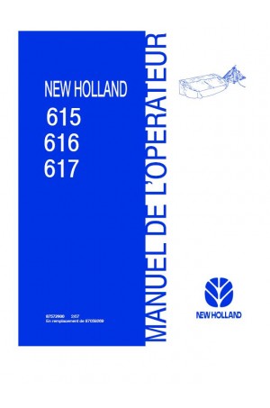 New Holland 615, 616, 617 Operator`s Manual