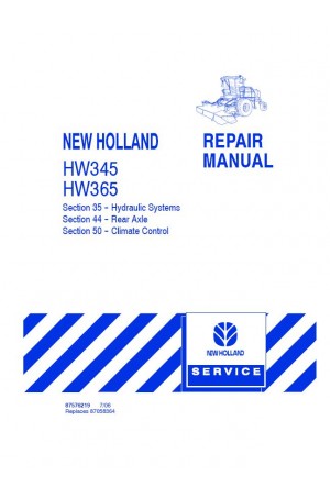 New Holland HW345, HW365 Service Manual