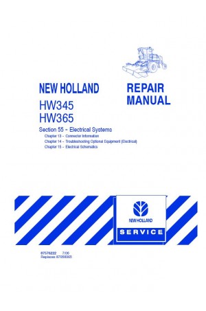 New Holland HW345, HW365 Service Manual