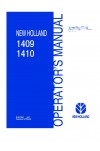 New Holland 1409, 1410 Operator`s Manual