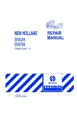 New Holland BW28, BW38 Service Manual