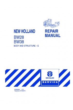 New Holland BW28, BW38 Service Manual