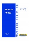 New Holland H6830 Operator`s Manual