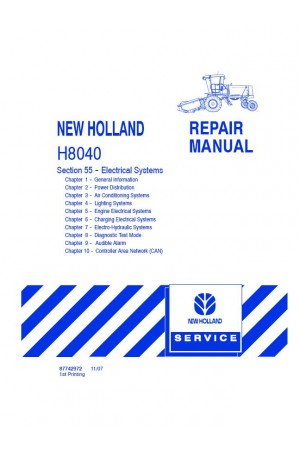 New Holland 55, H8040 Service Manual