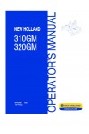 New Holland 310GM, 320GM Operator`s Manual