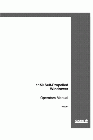 Case IH 1150 Operator`s Manual