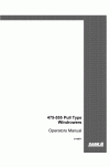 Case IH 475, 555 Operator`s Manual