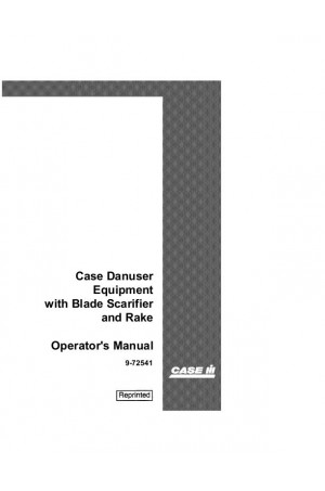 Case IH G16, SI Operator`s Manual