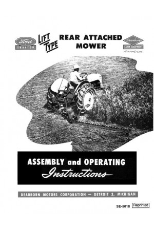 New Holland 42383 Operator`s Manual