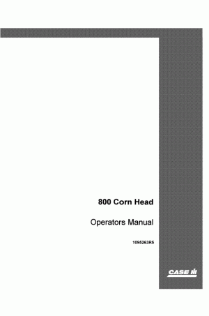 Case IH 843, 844, 854, 863, 864, 883, 884 Operator`s Manual