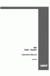 Case IH 810, 820 Operator`s Manual