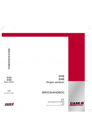 Case IH 3152, 3162 Service Manual