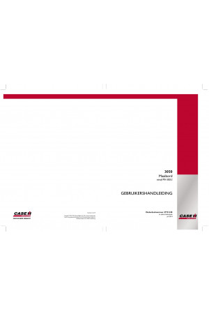 Case IH 3050 Operator`s Manual