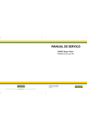 New Holland 740CF Service Manual