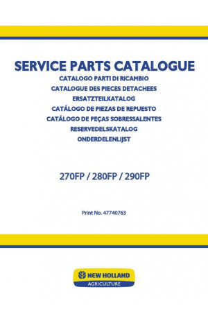 New Holland 270FP, 280FP, 290FP Parts Catalog