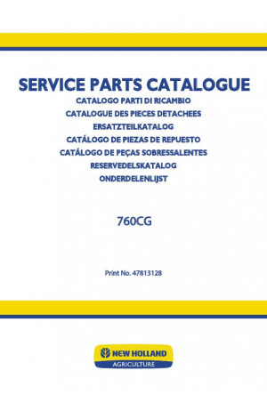 New Holland 760CG Parts Catalog