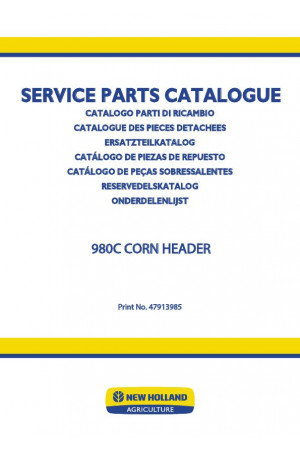 New Holland 980C Parts Catalog