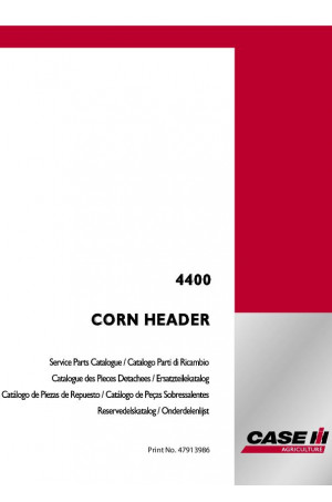 Case IH 4400 Parts Catalog