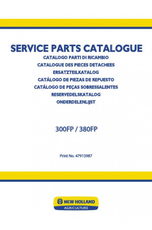 New Holland 300FP, 380FP Parts Catalog